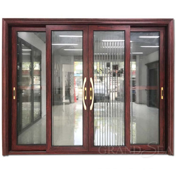 European standards double glass main security front entry entrance french interior interior aluminum sliding door for balcony